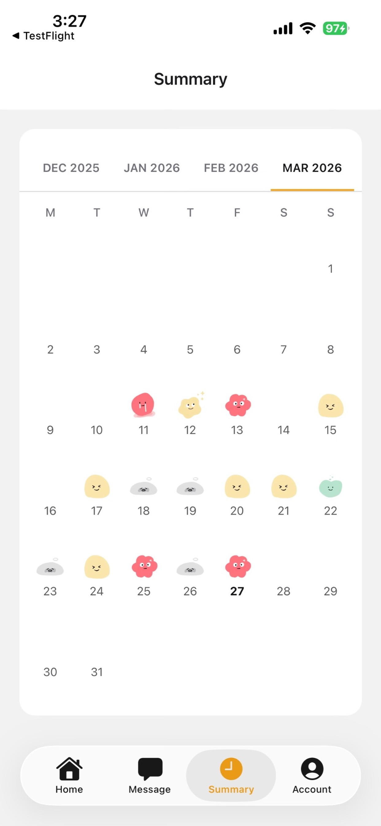 Emoti anonymous match screen